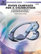 Three Fanfares for a Celebration Concert Band sheet music cover